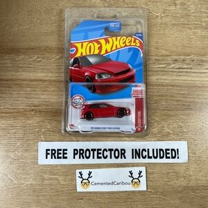 Hot Wheels 99 Honda Civic Type R EK9 #6/12 2021 Target Exclusive Red Edition